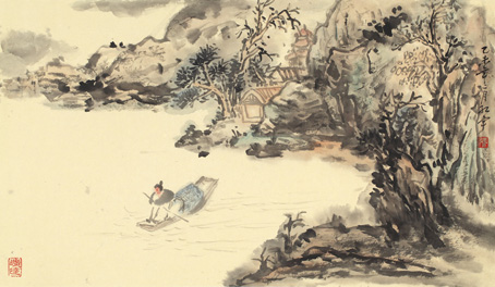 张红宇作品2 渡77cmx48cm