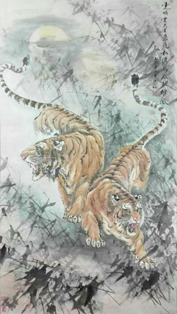叶思裕作品2 《虎虎生威》 六尺