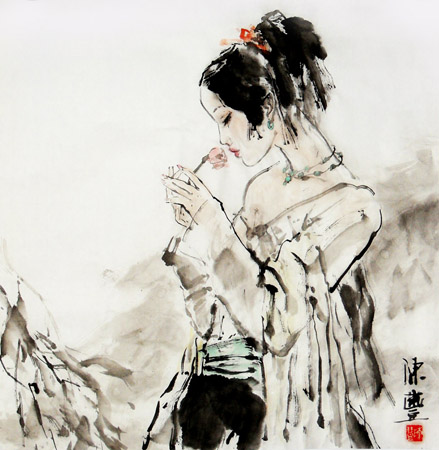 《春天的吻》67X70cm