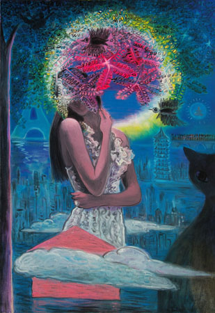 暮春系列 布面油画 120x180cm 2009年