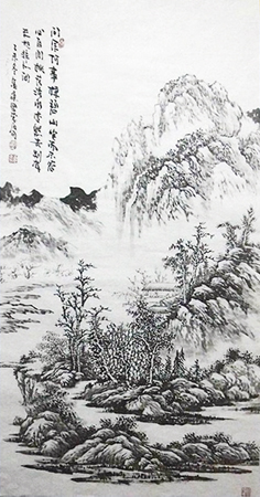 别有天地非人间 136X68cm