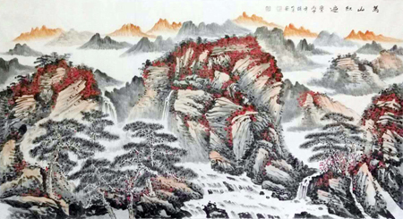 赵明德作品2 180X90cm