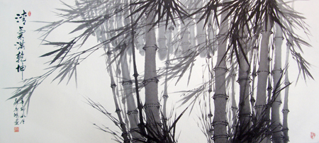 《清气满乾坤》179x80cm