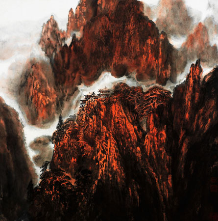 古刹夕阳 古刹夕阳