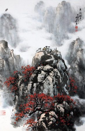 秋山醉意(69x45)