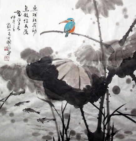 魚戏图70㐅70厘米