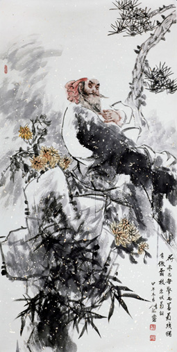 1,东坡菊词 132x65cm