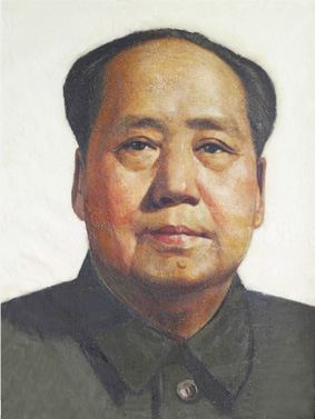 中国出了个毛泽东 规格：93cmX74cm 1967年