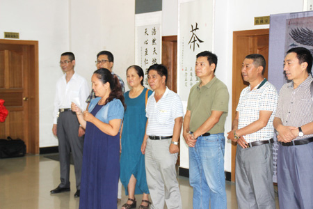 庆祝建党95周年书画文化传播大使自胜氢先生西双版纳个人书画展