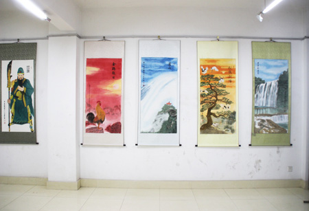 庆祝建党95周年书画文化传播大使自胜氢先生西双版纳个人书画展