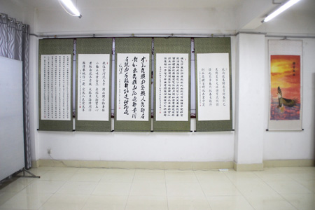 庆祝建党95周年书画文化传播大使自胜氢先生西双版纳个人书画展