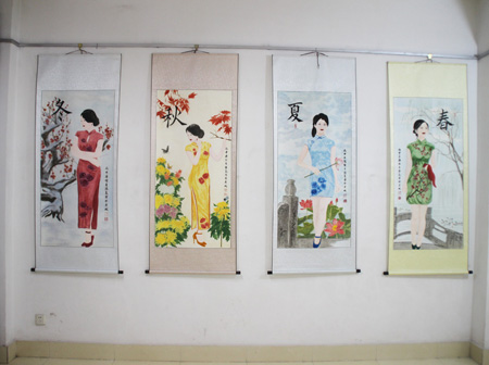 庆祝建党95周年书画文化传播大使自胜氢先生西双版纳个人书画展