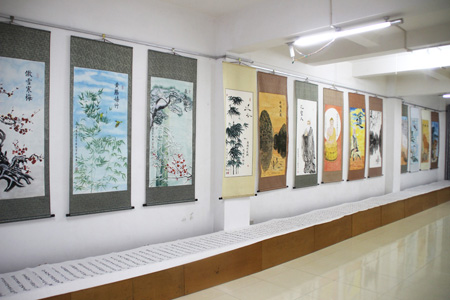 庆祝建党95周年书画文化传播大使自胜氢先生西双版纳个人书画展