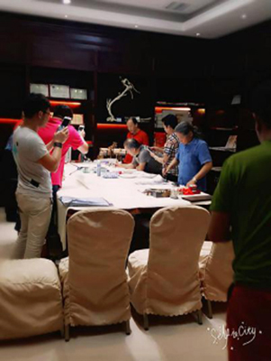 冰心斋书画廊暨中国北京榜书书法家协会广西分会在广西桂林市掲幕