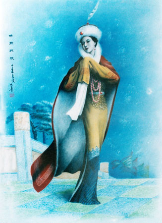 钟世启作品4《貂蝉》 12寸