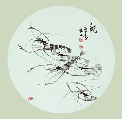 《龙》68×68cm