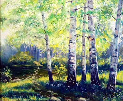 《春阳》50×60cm 2014 年 《春阳》50×60cm 2014 年