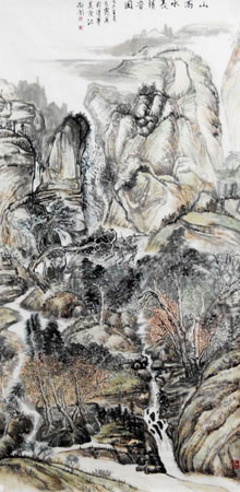 2015年《山高水长清音图》