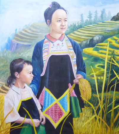 《丰收在望》（局部）