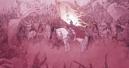 《满江红》规格：200cm×100cm