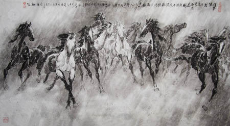 《铁马冰河入梦来》规格：六尺