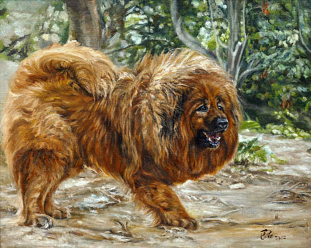 《狂风一样的舞动》布面油画，规格：120x80cm 作家：巴古