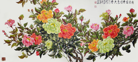 《雍容富贵，国色天香》