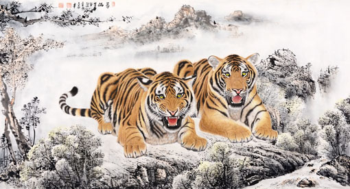 《哥俩好》177×97cm