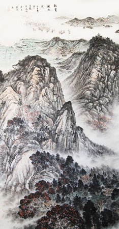 《秋实湖水笑》