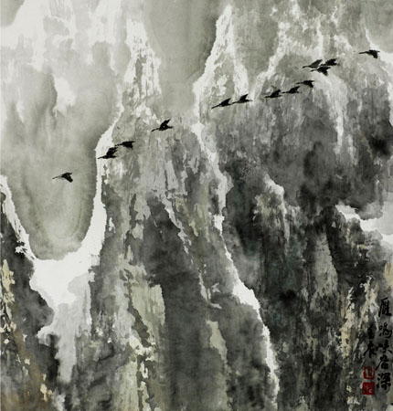 郭占魁作品4《飞跃》