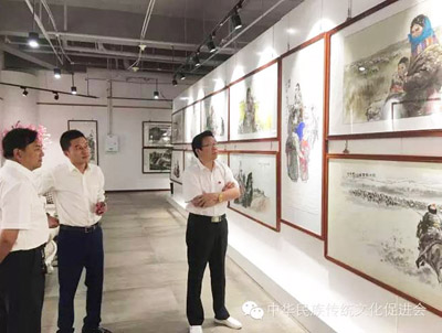 张林东主席应邀出席水墨丹青上海名家邀请展