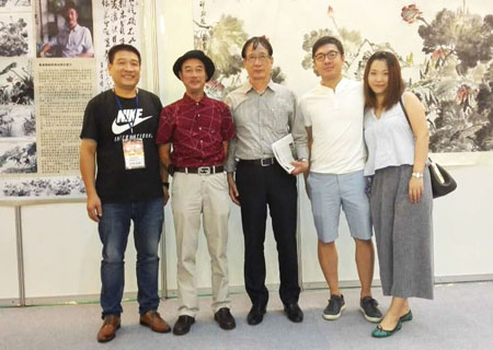著名书画家何农应邀参加在台湾举办的2016台湾艺术博览会