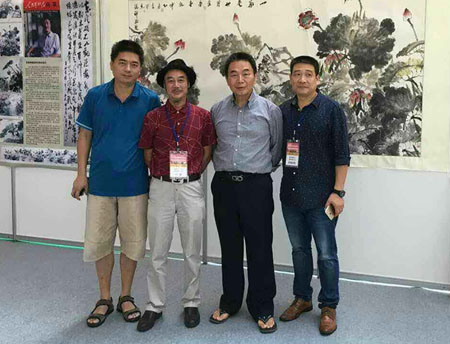 著名书画家何农应邀参加在台湾举办的2016台湾艺术博览会