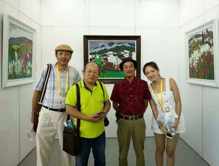 著名书画家何农应邀参加在厦门举办的9.8投洽会