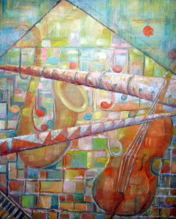 《无界》100×85cm