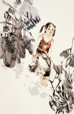 《妞妞》68cm×68cm