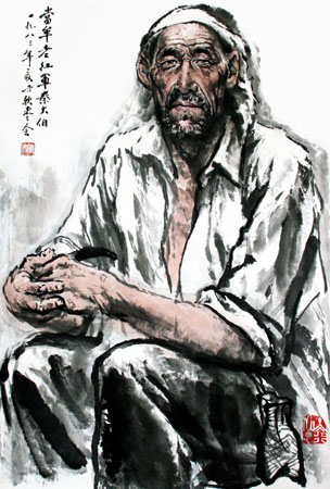 《当年老红军》65×40