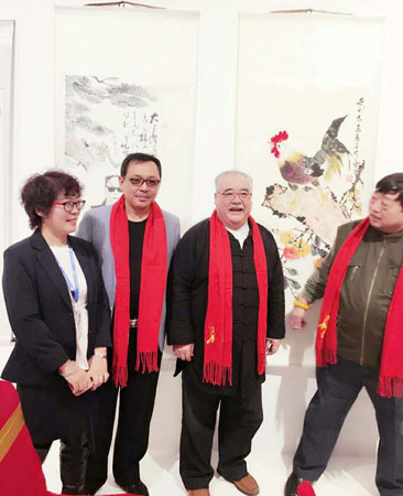 著名青年书法家陈勿力吉先生参加中国艺术名家书画作品联展