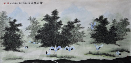 张文山作品10 《夏日晨曲》