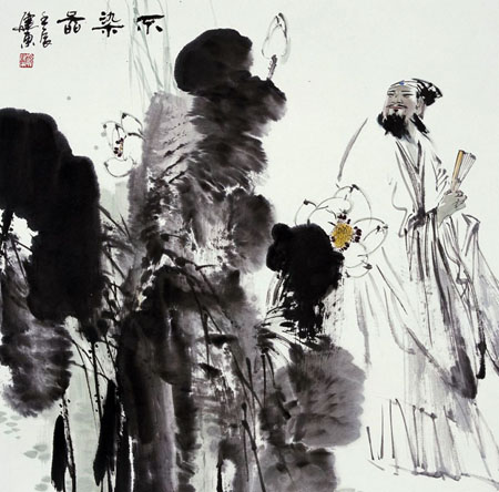 《不染图》 规格：68×68cm 2012年