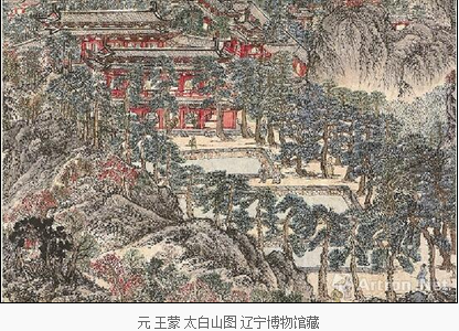 元 王蒙 太白山图 辽宁博物馆藏