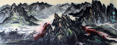 祥云图 360×200cm