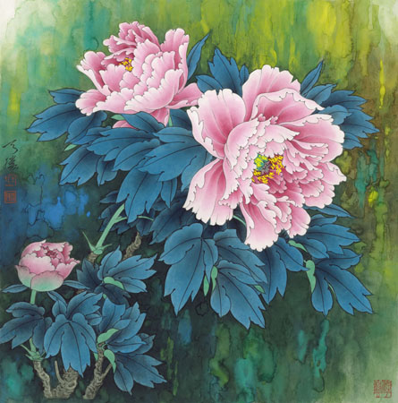 王天胜作品1《春芳》68cm×68cm