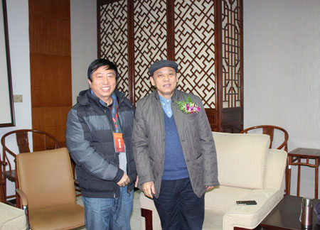 柴培甲与全国政协委员、中国文联原副主席、党组成员、书记处书记 夏潮先生 柴培甲与全国政协委员、中国文联原副主席、党组成员、书记处书记 夏潮先生