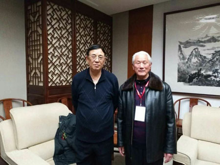 聂国强与全国政协委员、国务院参事、车书剑合影