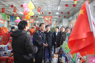 郯城县高峰头镇“四落实”保证人口密集区安全