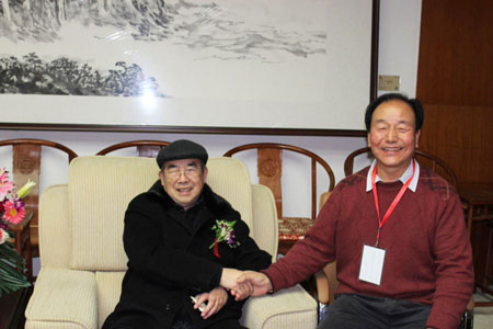 常随定老师和权希军老师合影