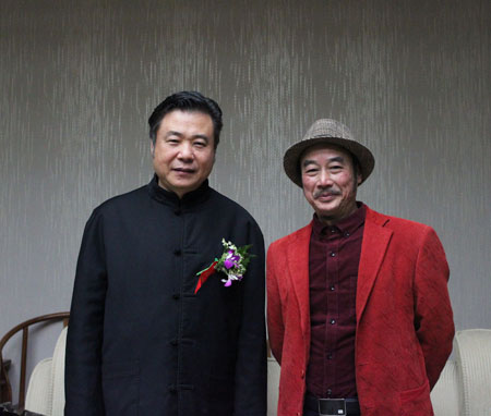 何老师和中国美协分党组成员 副秘书长杜军先生