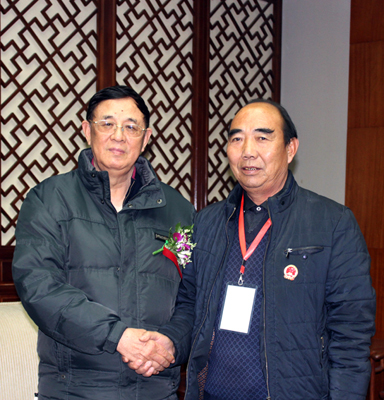 苏占文老师与车书剑部长合影