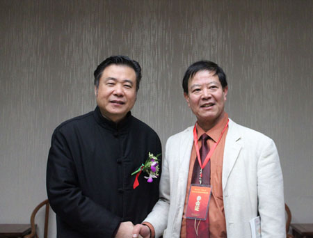 魏老师和中国美协分党组成员 副秘书长杜军先生
